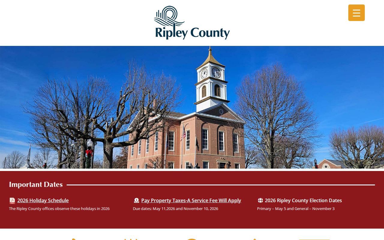 Ripley County official site for court docket office routing
